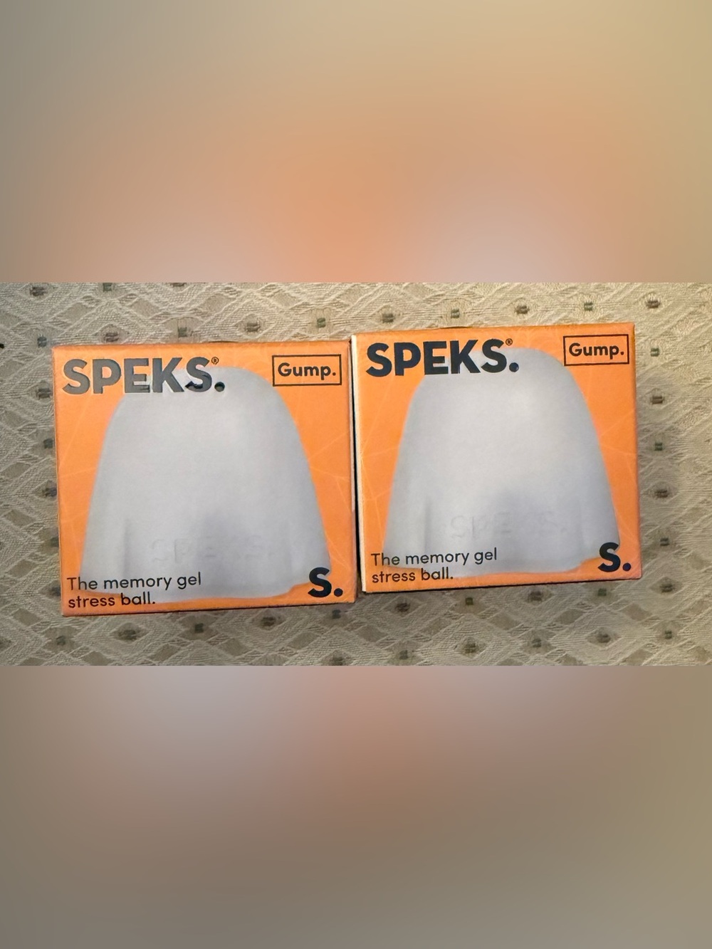 Speks Ghost Memory Gel Stress Ball - Pack of 2